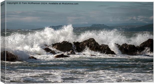 Stormy Sea Canvas Print by Tom McPherson