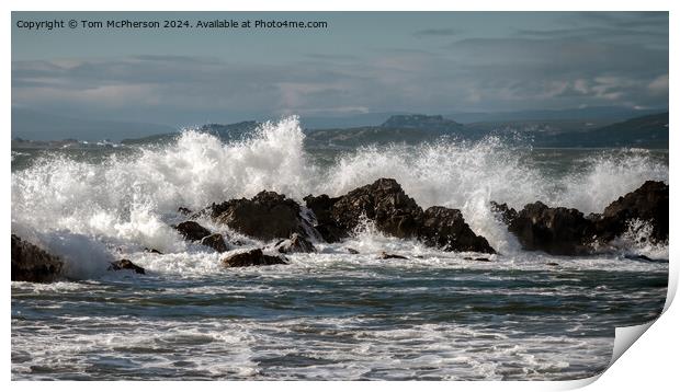 Stormy Sea Print by Tom McPherson