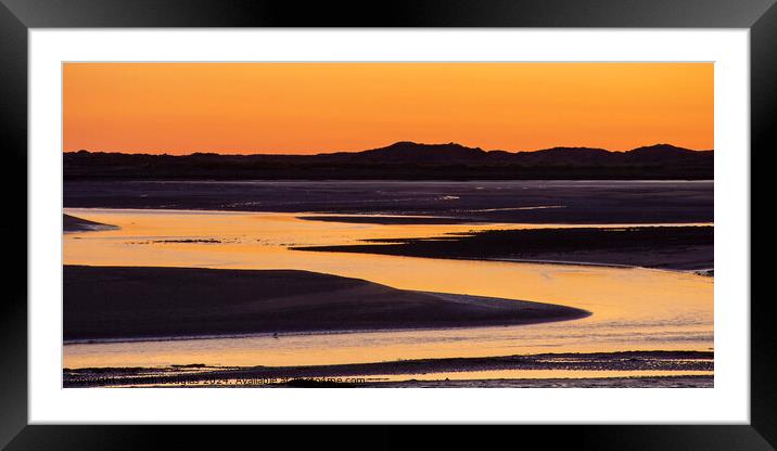 Sunset at Ravenglass Framed Mounted Print by Keith Douglas