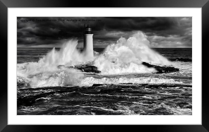The Storm Framed Mounted Print by Tom McPherson