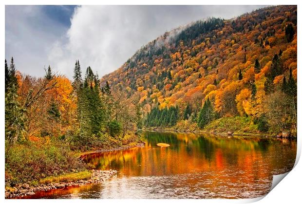 Fall Colours in Canada Print by Martyn Arnold