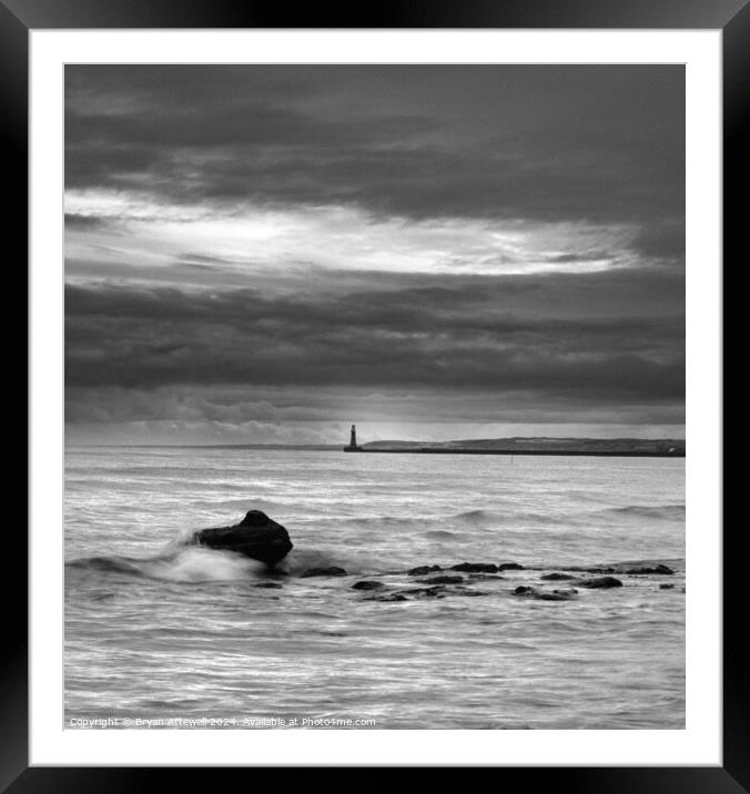 Roker Dawn  Framed Mounted Print by Bryan Attewell