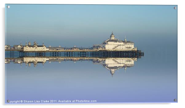 Eastbourne Pier Reflected Acrylic by Sharon Lisa Clarke