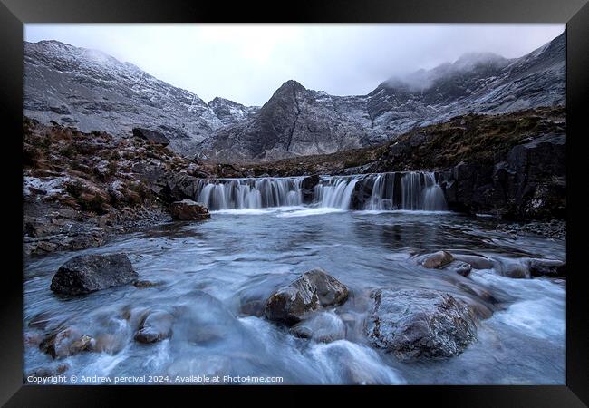 Outdoor mountain Framed Print by Andrew percival