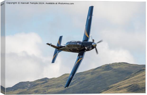 Beech T-6C Texan T1  Canvas Print by Hannah Temple