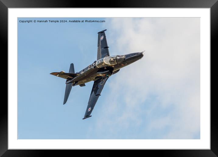 BAE Systems Hawk 128 T.2 Framed Mounted Print by Hannah Temple
