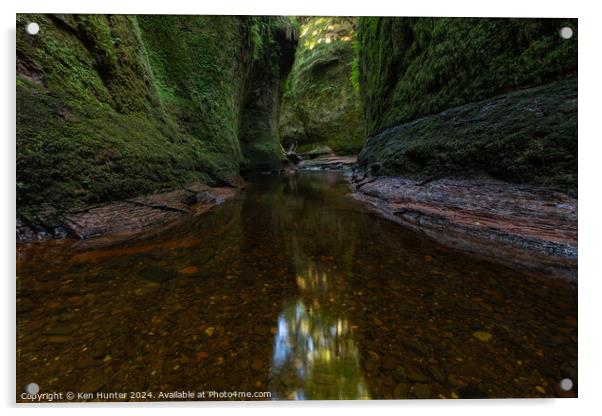 The Devil's Pulpit, Glen Finnich 2 Acrylic by Ken Hunter