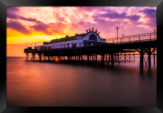 Cleethorpes Pier Sunrise Framed Print by Tim Hill