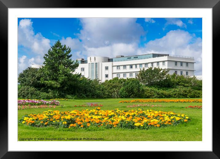 Midland Hotel in Summer Framed Mounted Print by Keith Douglas