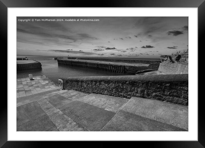 Abstract Shapes of the Harbour Framed Mounted Print by Tom McPherson