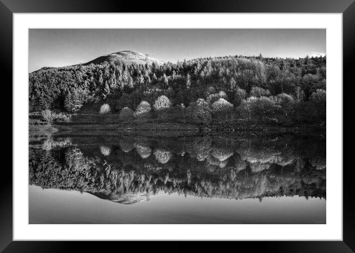 Ladybower Reflections   Framed Mounted Print by Darren Galpin