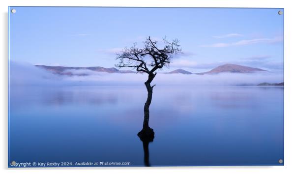 Loch Lomond Acrylic by Kay Roxby