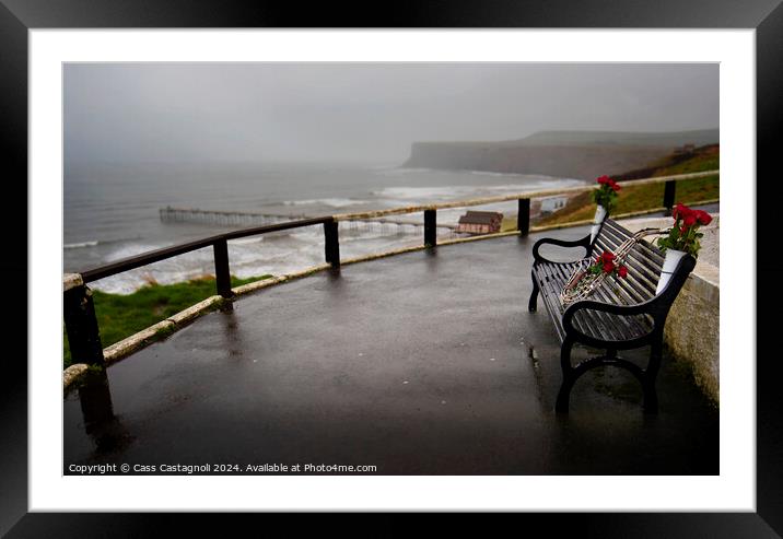 Sounds of the Sea - Saltburn-by-the-Sea Framed Mounted Print by Cass Castagnoli