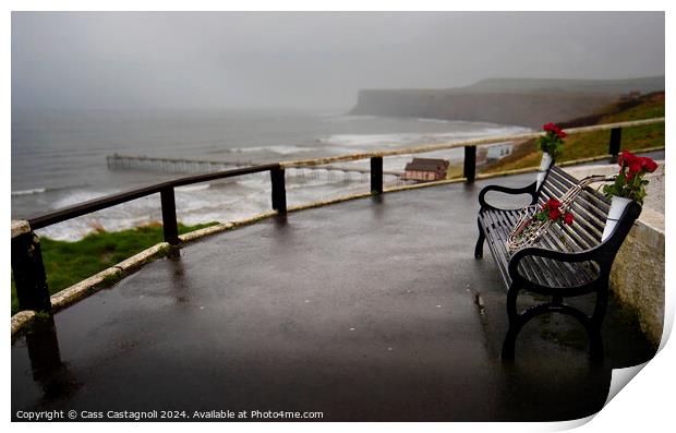 Sounds of the Sea - Saltburn-by-the-Sea Print by Cass Castagnoli