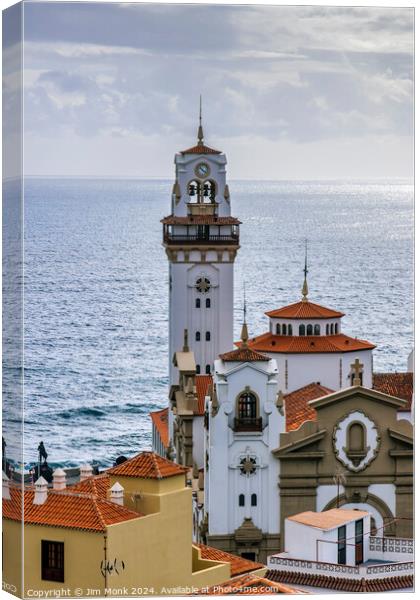 Basilica of Our Lady of Candelaria, Tenerife Canvas Print by Jim Monk