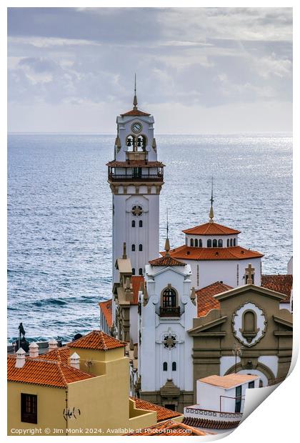 Basilica of Our Lady of Candelaria, Tenerife Print by Jim Monk
