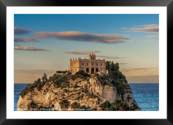 Santa Maria of Tropea Framed Mounted Print by DiFigiano Photography