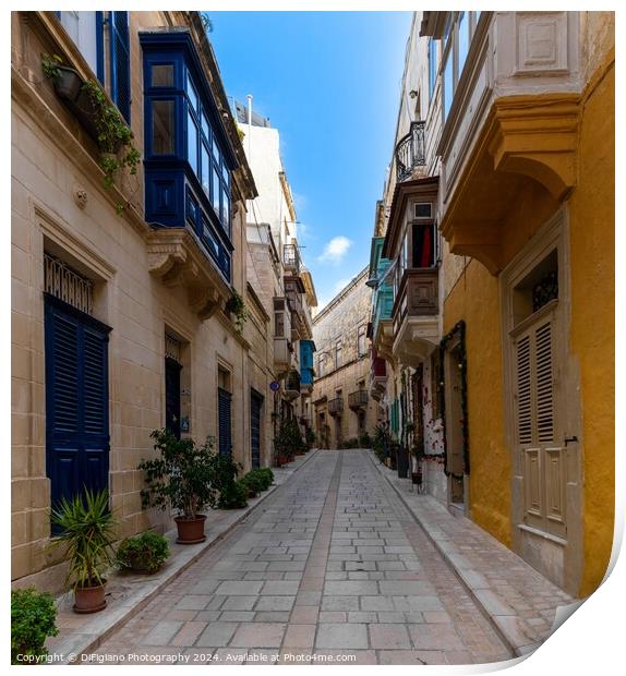 In the Heart of Birgu Print by DiFigiano Photography