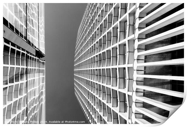 Centre Point Print by Mark Phillips