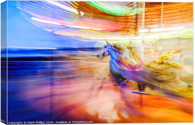 Carousel Canvas Print by Mark Phillips