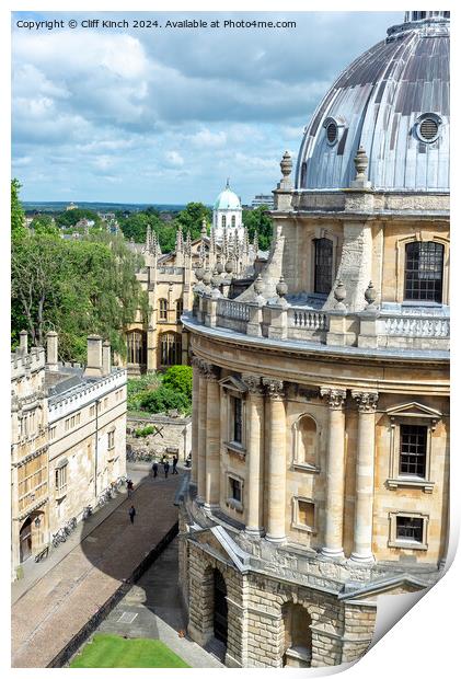 Radcliffe Camera Oxford Print by Cliff Kinch