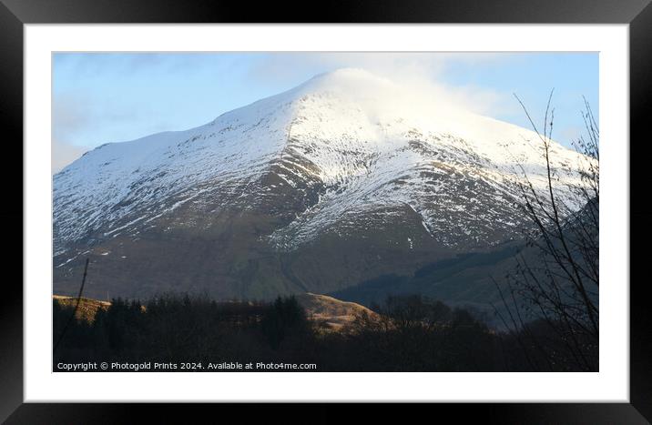 Ben More mountain in the Highlands of Scotland Framed Mounted Print by Photogold Prints
