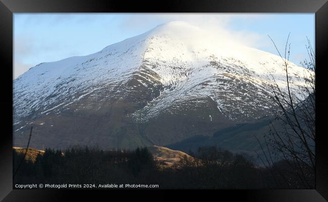 Ben More mountain in the Highlands of Scotland Framed Print by Photogold Prints