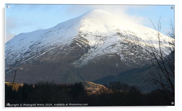Ben More mountain in the Highlands of Scotland Acrylic by Photogold Prints