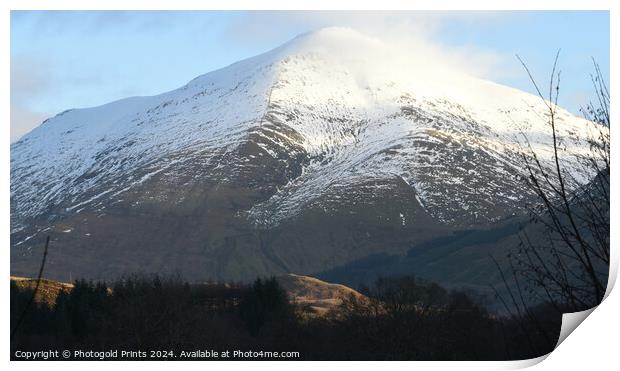 Ben More mountain in the Highlands of Scotland Print by Photogold Prints