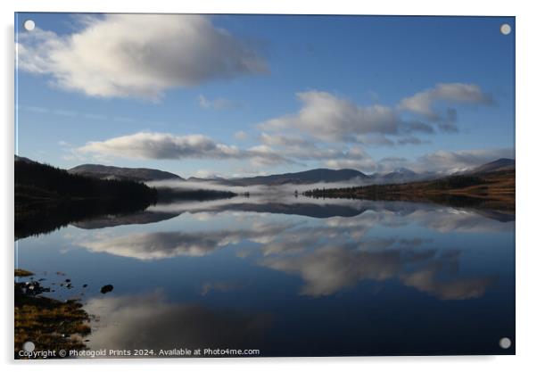 Loch Tulla  in the Highlands of Scotland Acrylic by Photogold Prints