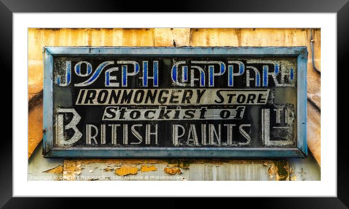 The Ironmonger Framed Mounted Print by DiFigiano Photography