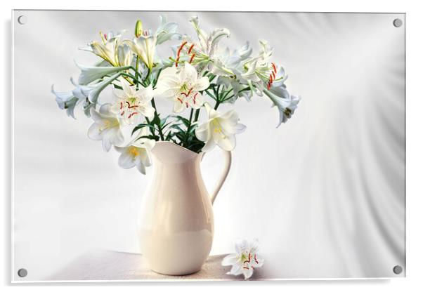 Lilies Acrylic by Alison Chambers