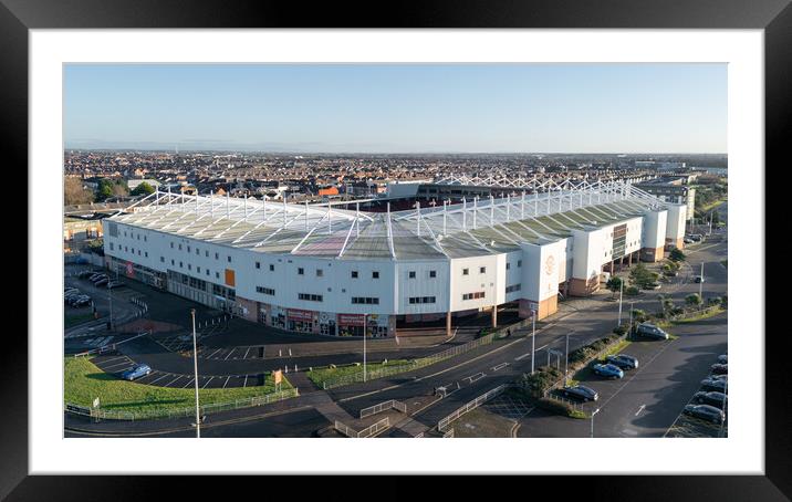 Bloomfield Road Framed Mounted Print by Apollo Aerial Photography
