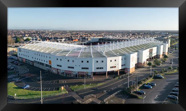 Bloomfield Road Framed Print by Apollo Aerial Photography