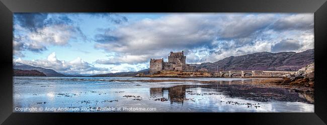 Eilean Donan Castle - Scotland Framed Print by Andy Anderson