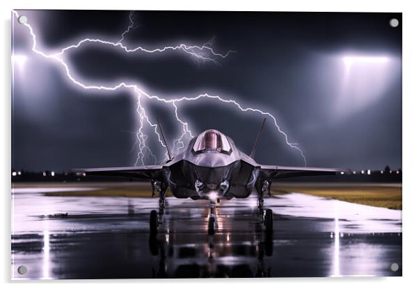 F35B Lightning 5th Generation Acrylic by J Biggadike