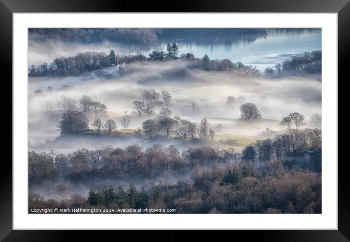 Magical Mist Framed Mounted Print by Mark Hetherington