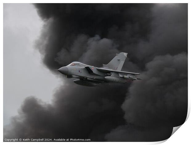 RAF Tornado GR4 Print by Keith Campbell