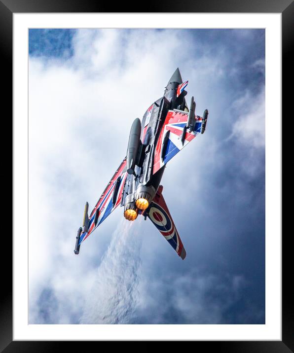 Anarchy 1 Eurofighter Typhoon ZJ914 Framed Mounted Print by J Biggadike