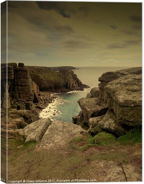 Towards Lands End Canvas Print by Linsey Williams