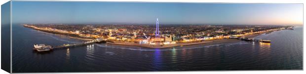 Blackpool Panorama Canvas Print by Apollo Aerial Photography
