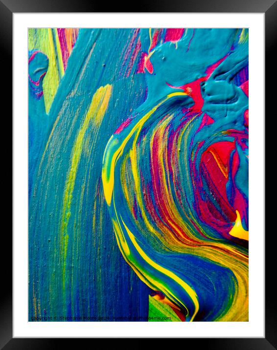 Abstract 907 Framed Mounted Print by Stephanie Moore