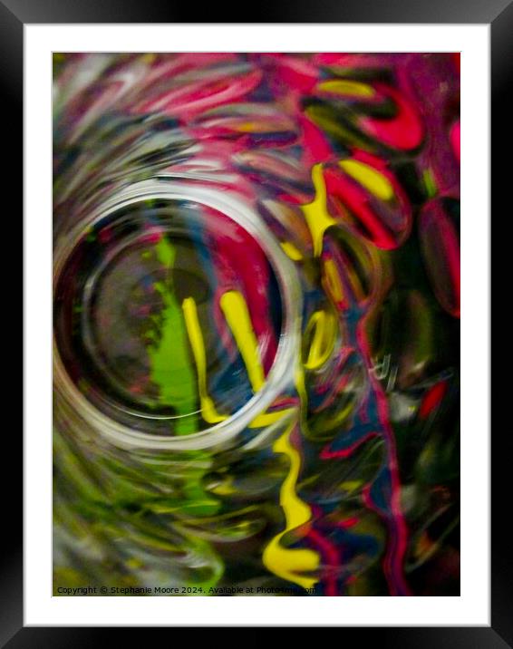 Abstract 909 Framed Mounted Print by Stephanie Moore