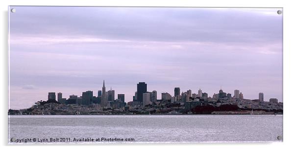 San Francisco Skyline Acrylic by Lynn Bolt