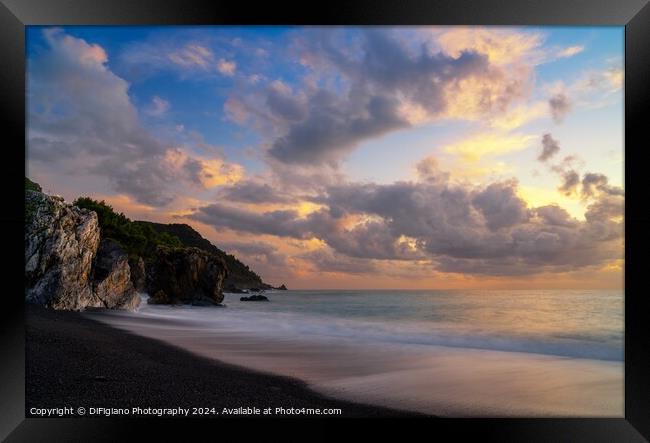 Maratea Sunset Framed Print by DiFigiano Photography