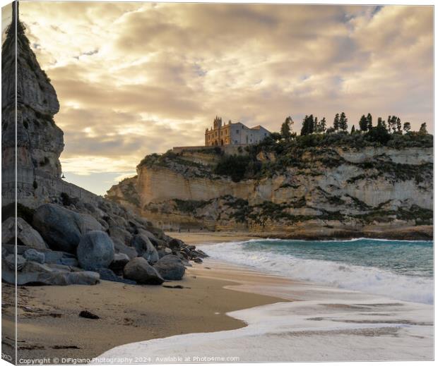 Tropea Sanctuary Canvas Print by DiFigiano Photography