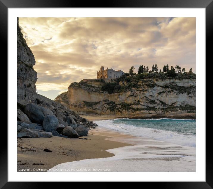 Tropea Sanctuary Framed Mounted Print by DiFigiano Photography