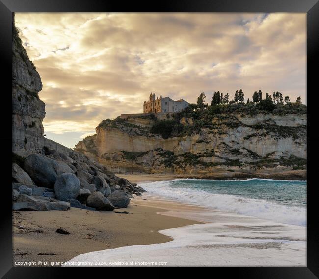 Tropea Sanctuary Framed Print by DiFigiano Photography