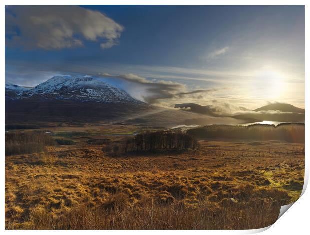 Loch Tulla Viewpoint Scotland  Print by Alison Chambers