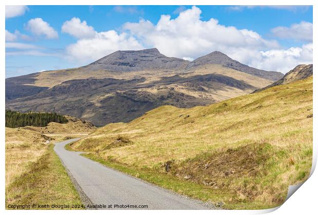 Ben More on Mull Print by Keith Douglas